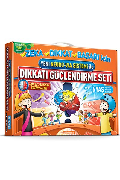 Adeda Yayıncılık Dikkati Güçlendirme Seti 6 Yaş