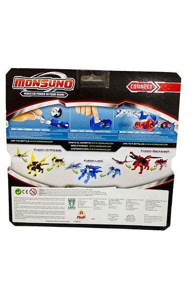 tmtoysandmore Monsuno Toy 2 Pack Backslash and Shadowhornet Original Licensed