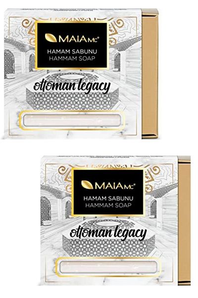 Maia mc Turkish Bath Soap Skin Moisturizing Softening 150 gr X 2 Pieces