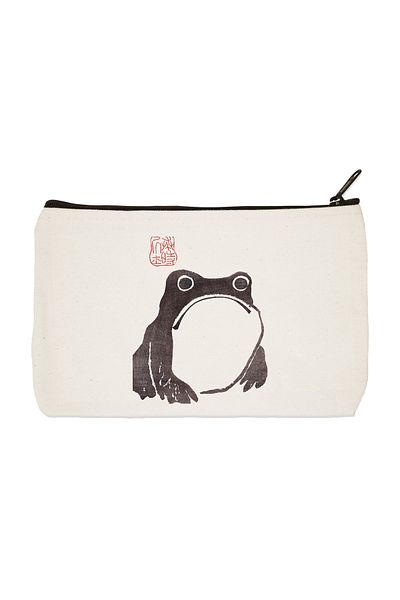 designedfy Clutch Matsumoto Hoji Printed υφασμάτινη τσάντα μακιγιάζ, θήκη για στυλό, τσάντα χειρός