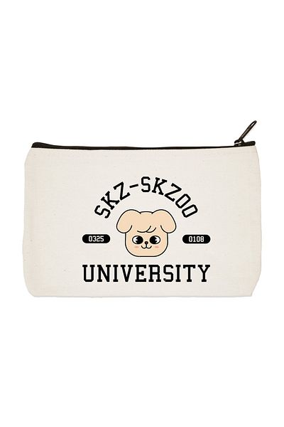designedfy Clutch Stray Kids Chungmin Printed υφασμάτινη τσάντα μακιγιάζ Τσάντα χειρός μολυβοθήκη
