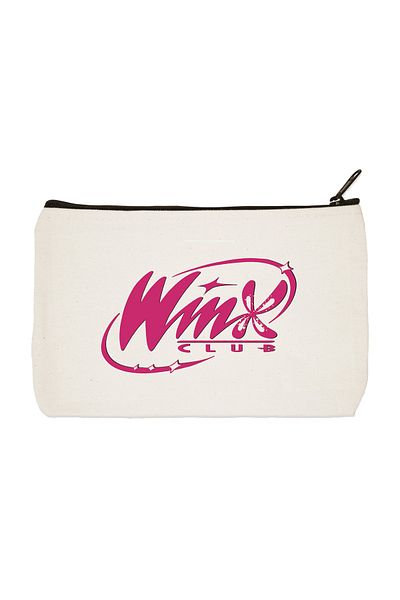 designedfy Clutch Winx Club 2 εμπριμέ υφασμάτινη τσάντα μακιγιάζ, θήκη για στυλό, τσάντα