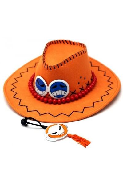 Hobi Vadisi One Piece Cosplay Portgas D Ace Orange Hat