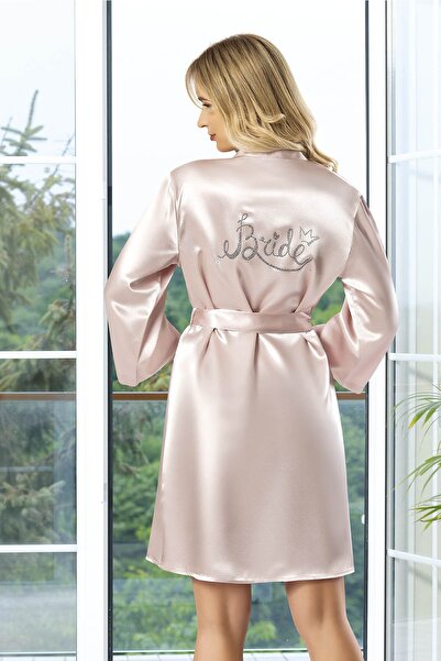 FAAL Satin Bride Dressing Gown Pink 5905