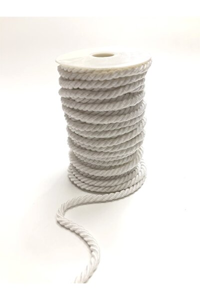 FdayAksesuar Halat Ip Kordon Ip Beyaz Halat Ip Ölçü 0,8 Mm 1 Metre – Örgü Ipi