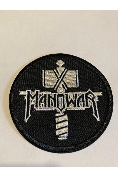 StüdyoÜmitTişört Manowar Battle Hymns Patch-peci، مزيج، رقعة جينز