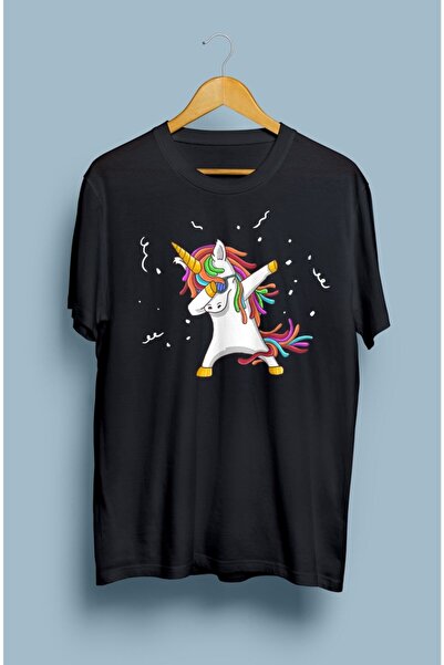 ZOKAWEAR Design Unicorn - Tricou colorat cu Horn Horse, unisex, cu potrivire ...