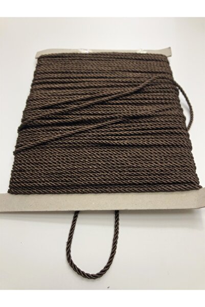 FdayAksesuar Halat Ip Kordon Ip Acı Kahve Halat Ip Ölçü 0,3 Mm 1 Metre – Örgü...