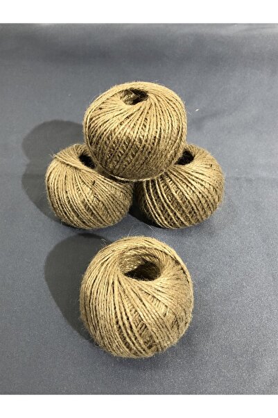 FdayAksesuar Hasır Ip Kırnat Ip Jüt Ip 1 Top 100 Metre Süsleme Ipi Sarma Ipi – Örgü Ipi