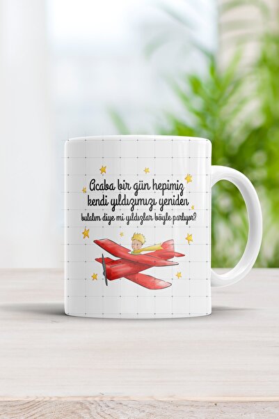 WixelArt Küçük Prens Parlayan Yıldız Kupa Bardak