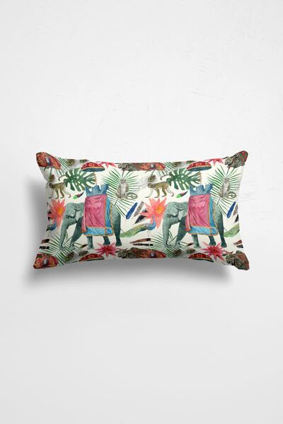 move home Διακοσμητικό Μαξιλάρι Ριχτάρι Διπλής Όψης Σχέδιο 30x50cm Γεμισμένο ...