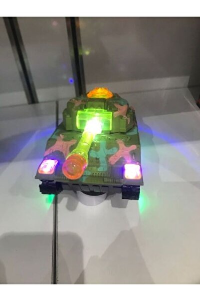 YVZ Sesli Işıklı Pilli Çard Dön Özel Model Tank