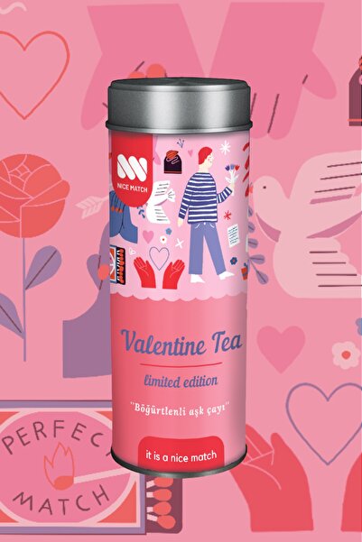 Nice Match Valentine Tea Limited Edition - Böğürtlenli Aşk Çayı 50 gr