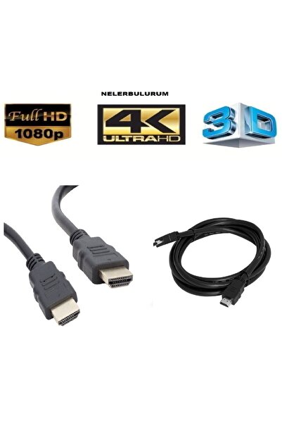 nelerbulurum 3 Metre Yüksek Kalite 3d Full Hd Tüm Cihazlara Uyumlu Hdmi Tv Uy...