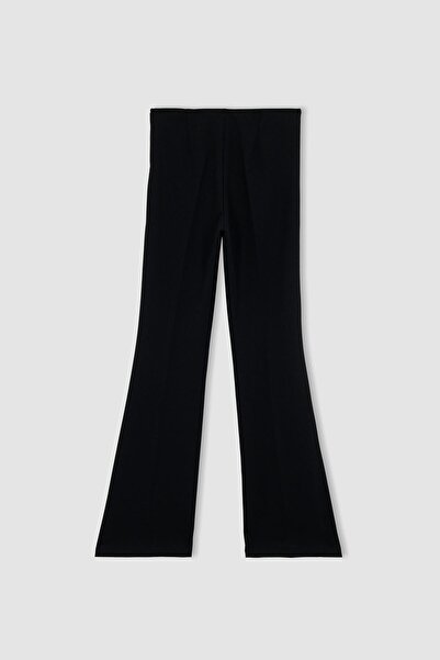 DeFacto Krepové kalhoty s rozšířenými nohavicemi