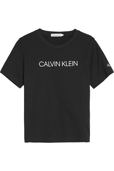 Calvin Klein تي شيرت للأولاد باللون الأسود 20ssck00347