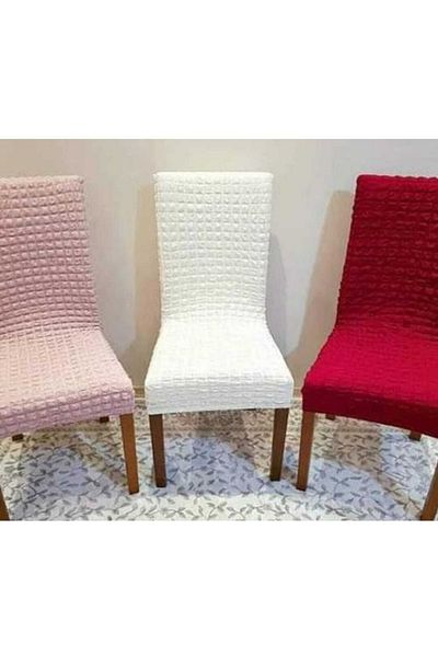 Güzel Aral High Quality Washable Elastic Flexible Wrapped Chair Cover. Burgundy 1 Piece