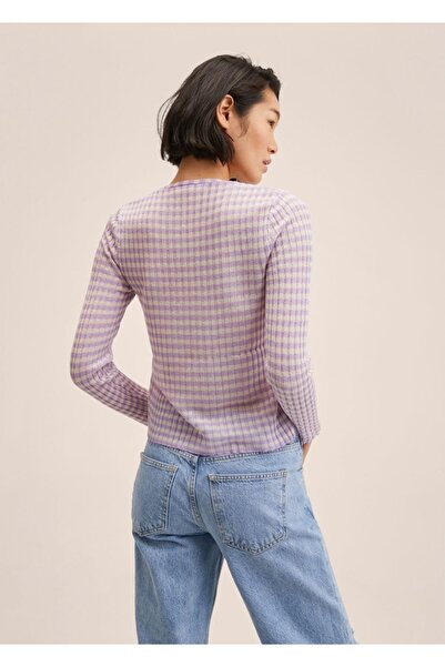 MANGO Woman Kısa Örgü Hırka