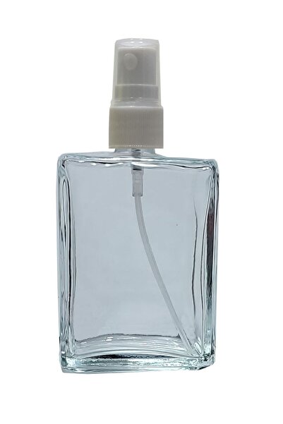 Paradise 1 Adet 100 Ml Boş Parfüm Şişesi Beyaz Renk Sprey Valfli