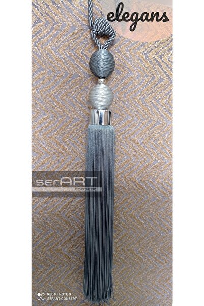 serART Elegans Fond Perde Tavan Bağlama Antrasit Bracol