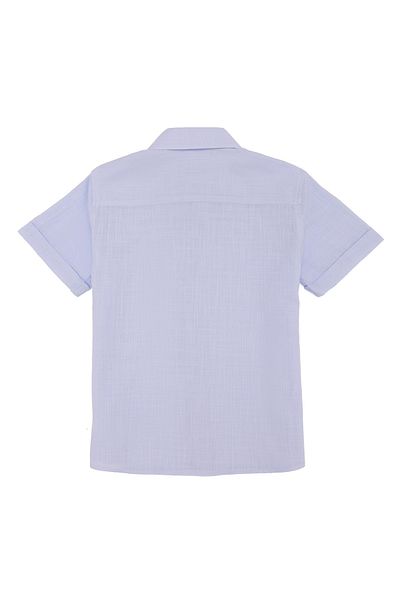 U.S. Polo Assn. Απλό Μπλε Αγόρι Πουκάμισο Elfykids023y