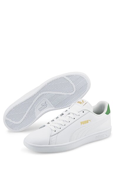 Puma Smash V2 L White ανδρικό αθλητικό παπούτσι