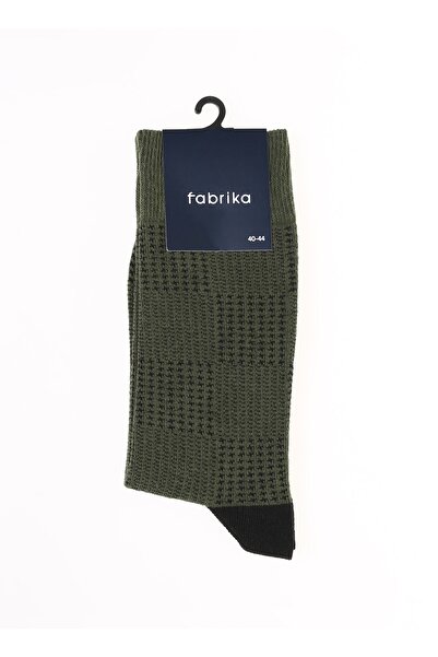 Fabrika Haki Erkek Soket Çorap Fab-ns-35
