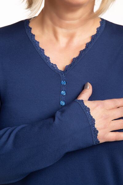 Boutique Arzu İnan V-Neck Mother Blouse B1063