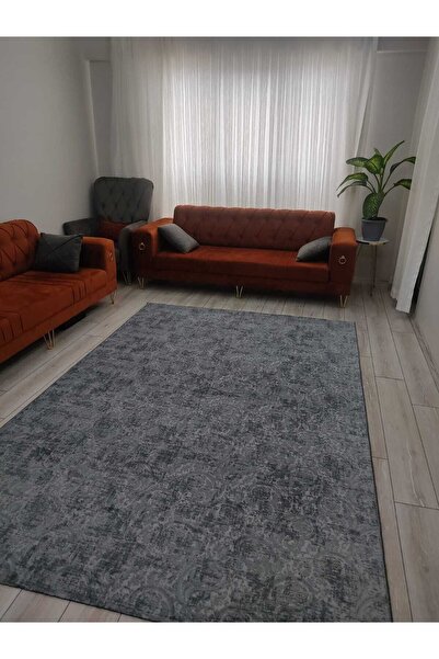 Dinarsu Kaymaz Taban Desenli Embos Halı - Yolluk