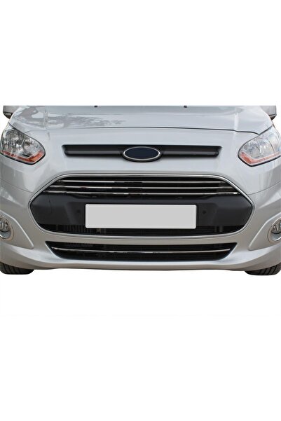 OTOBİR Ford Connect Ön Panjur + Tampon Çıtası 4 Parça 2014 Sonrası Paslanmaz ...