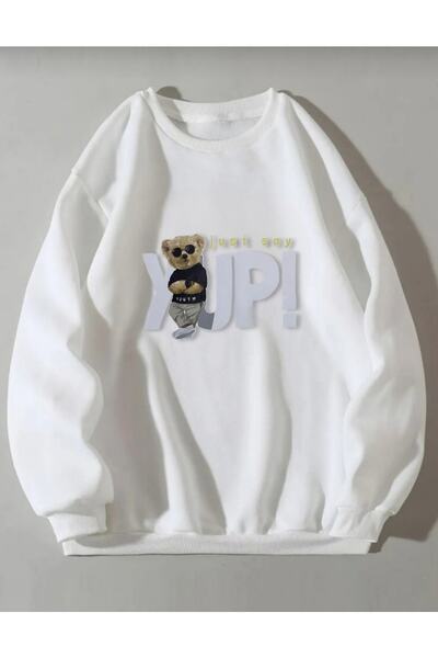 Serays moda Παίξτε! Φούτερ για αγόρι με αρκουδάκι