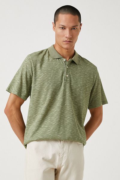 Koton Ανδρικό Πράσινο T-Shirt 2SAM10402MK