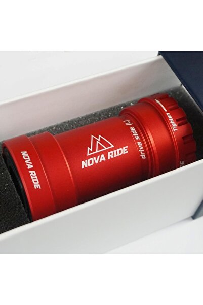 Nova Ride Pf30 Shimano 24mm Kırmızı Bisiklet Orta Göbek