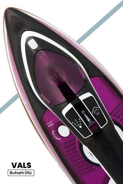 GOLDMASTER Vals 2600 Watt Ceramic Sole 160 Gr Effective Shock Steam Iron