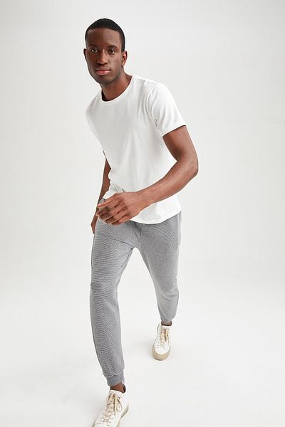 DeFacto Slim Fit Lace-Up Jogger Sweatpants