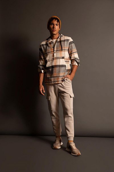 DeFacto Regular Fit Stretchy Leg Cargo Pocket Sweatpants