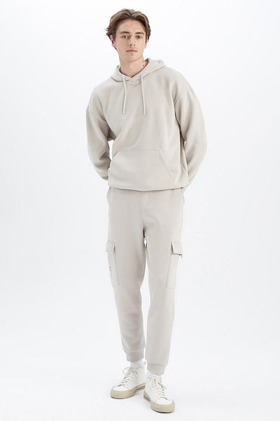 DeFacto Regular Fit Stretchy Leg Cargo Pocket Sweatpants