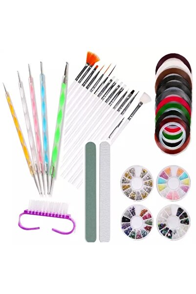 SİNKA Tırnak Süsleme Desen Verme Seti Full Set