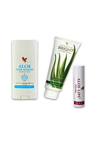 Forever Living Forever 3'lü Set (diş Macunu) -aloe Lips (dudak Koruyucu) -deo...