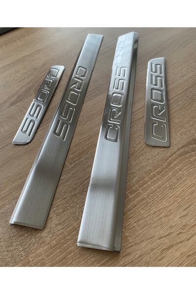 Seda Dizayn Oto Egea Cross Mat Krom Kapı Eşiği 2016 Ve Sonrası Paslanmaz Çelik Mat Yüzey