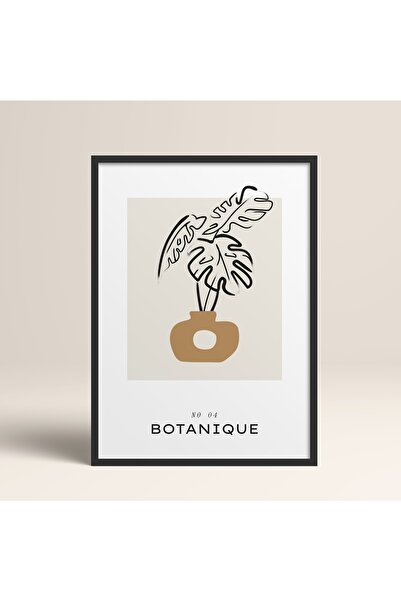 HOMEPACK Pictură de artă abstractă modernă, boemă, liniară, înrămată