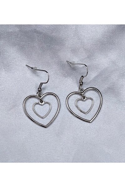 sleyshop Kalp Içinde Kalp Küpe