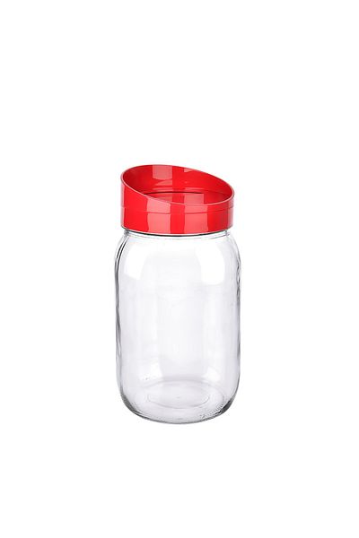 Kazanabil Spin Practical Food Jar with Openable Lid 1700ml
