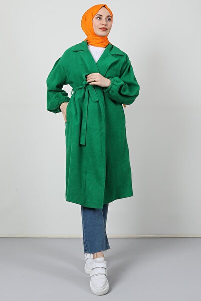 Giza Giyim Asuman Stamped Coat Benetton