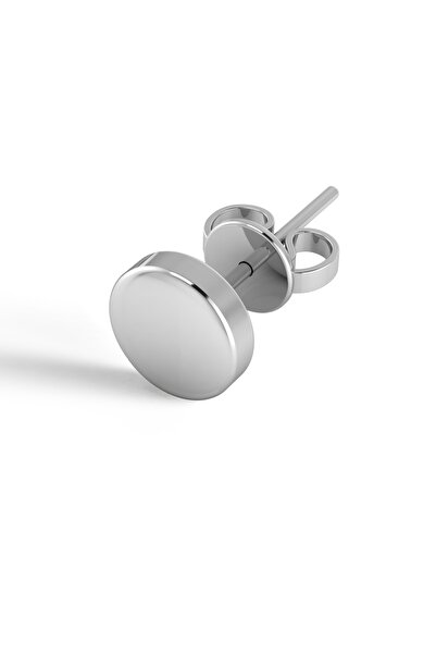 Jewelry For Light 925 Ayar Gümüş 1 Tek Yuvarlak Beyaz 1 Tek Yuvarlak 2'li Taş...