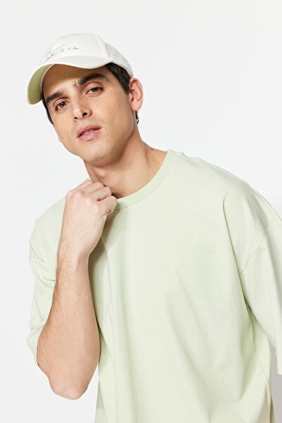 Trendyol Collection T-Shirt - Green - Oversize