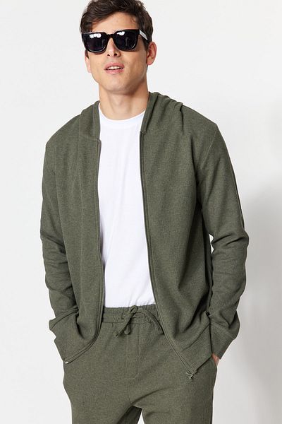 Trendyol Collection Trainingsanzug - Khaki - Regular Fit