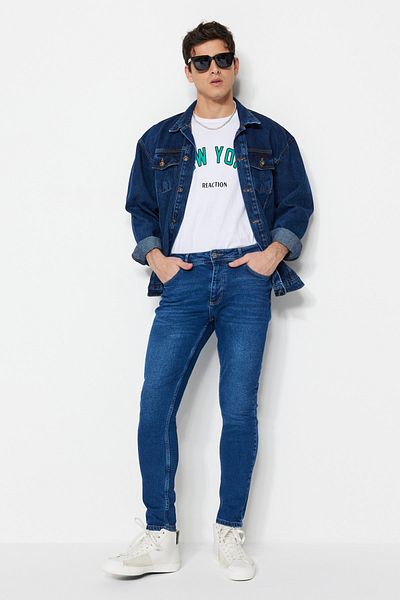 Trendyol Collection Jeans - Dunkelblau - Karottenhose