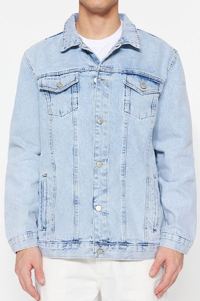 Trendyol Collection Дънково синьо дънково яке Regular Fit - TMNSS23CE00024