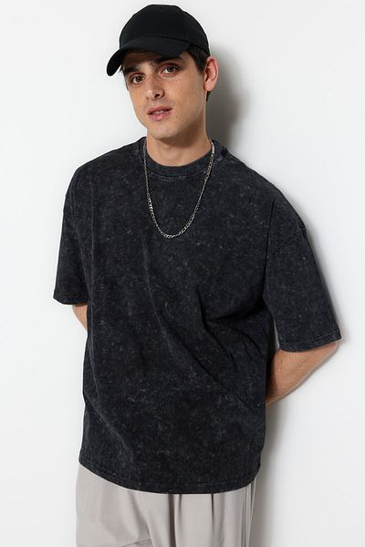 Trendyol Collection AnTique Detailed Oversize CoTTon T-Shirt - TMNSS23TS00169